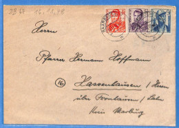 Saar - 1948 - Lettre De Saarbrücken - G31825 - Briefe U. Dokumente