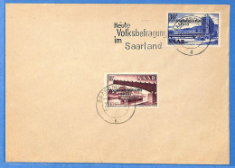 Saar - 1955 - Lettre De Saarbrücken - G31819 - Brieven En Documenten