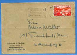Saar - 1949 - Lettre De Saarbrücken - G31812 - Cartas & Documentos
