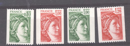 France  :  Yv  1980-81B    ** - 1977-1981 Sabine (Gandon)