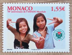 Monaco - YT N°2867 - AMADE / Association Mondiale Des Amis De L'Enfance - 2013 - Neuf - Nuevos