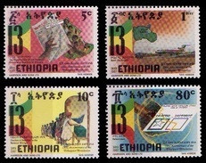 (306) Ethiopia / Ethiopie  Revolution / 1987  ** / Mnh  Michel 1275-78 - Etiopía