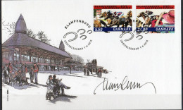 Martin Mörck. Denmark 2010. Horse Racing Track Klampenborg. Michel 1594 - 1595 FDC. Signed. - FDC