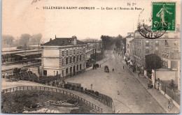 94 VILLENEUVE SAINT GEORGES - La Gare Et L'avenue De Paris. - Villeneuve Saint Georges