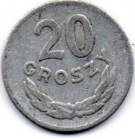 20 Groszy 1949 - Pologne