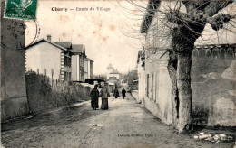 Charly Canton Irigny Entrée Du Village Rhône 69390 Cpa Voyagée En 1908 En B.Etat - Autres & Non Classés