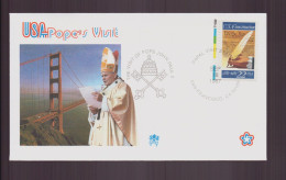 Etats-Unis, Enveloppe Avec Cachet Commémoratif " Visite Du Pape Jean-Paul II " San Francisco, 18 Septembre 1987 - FDC