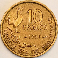 France - 10 Francs 1951, KM# 915.1 (#4144) - 10 Francs
