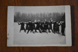 Photo Bataie Cu Zapada Snow Fight Romania 1932 - Other & Unclassified