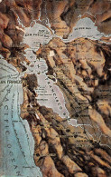 Map Of San Francisco And Surroundings, California - PNC Postcard - Mapas