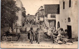 ALGERIE - BISKRA - Rue Des Ouleds Nails Et Cafes Maures  - Biskra