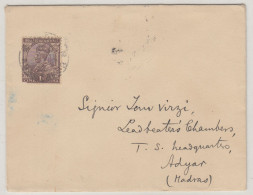 India Letter Cover Posted 1926 B240401 - 1911-35 King George V