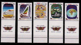 (172) Ethiopia / Ethiopie  Airline / Luftfahrt / Avions / Planes / Flugzeuge / With Tabs !!!  ** / Mnh  Michel 666-70 - Ethiopia