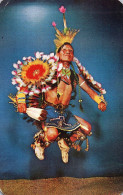 Indian War Dancers Bob Petley Postcard Ethnic Americana Feathers Colorful - America