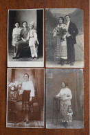 Photo 4x Romania Port Popular Etno Ethnic Costum National - Other & Unclassified