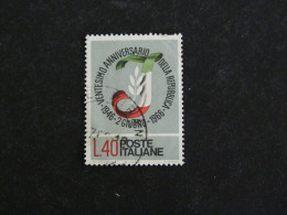 ITALIE ITALIA YT 950 OBLITERE - 20e ANNIVERSAIRE REPUBLIQUE - 1961-70: Afgestempeld