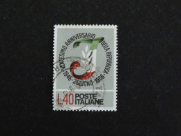ITALIE ITALIA YT 950 OBLITERE - 20e ANNIVERSAIRE REPUBLIQUE - 1961-70: Used