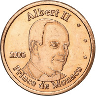 Monaco, 5 Euro Cent, Unofficial Private Coin, 2006, Cuivre Plaqué Acier, SPL+ - Private Proofs / Unofficial