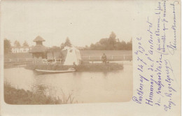 Parthenay * Carte Photo * étang Parc Jardin * 1902 - Parthenay