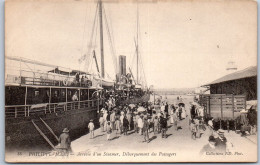 ALGERIE - PHILIPPEVILLE - Debarquement D'un Steamer  - Skikda (Philippeville)