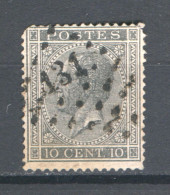 België OCB17 Gestempeld Pt131 Florenville COBA €8 - 1865-1866 Linksprofil