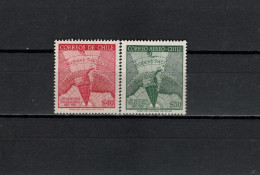 Chile 1958 Space, International Geophysical Year Set Of 2 MNH - Zuid-Amerika