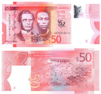 Jamaica 50 Dollars 2023 Polymer  P-96 UNC - Jamaica