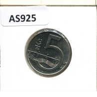 5 KORUN 1996 TSCHECHIEN CZECH REPUBLIC Münze #AS925.D.A - Repubblica Ceca