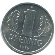 1 PFENNIG 1979 A DDR EAST ALLEMAGNE Pièce GERMANY #AE049.F.A - 1 Pfennig