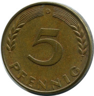 5 PFENNIG 1950 D BRD ALEMANIA Moneda GERMANY #AZ469.E.A - 5 Pfennig