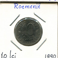 10 LEI 1990 ROUMANIE ROMANIA Pièce #AP673.2.F.A - Rumänien