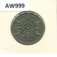 2 SHILLING 1967 UK GBAN BRETAÑA GREAT BRITAIN Moneda #AW999.E.A - J. 1 Florin / 2 Shillings