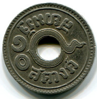 10 SATANG 1908-1937 THAILAND King RAMA VIII Coin #W10770.U.A - Tailandia