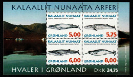 Grönland 1997 - Mi.Nr. Block 13 - Postfrisch MNH - Tiere Animals Wale Whales - Walvissen