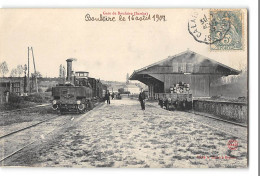 CPA 72 Bouloire La Gare Et Le Train Tramway - Bouloire