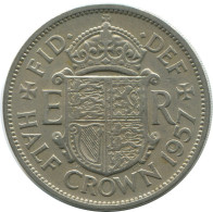 HALF CROWN 1957 UK GREAT BRITAIN Coin #AH016.1.U.A - K. 1/2 Crown