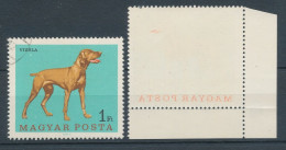 1967. Hungarian Dog Breeds (II.) - Misprint - Abarten Und Kuriositäten