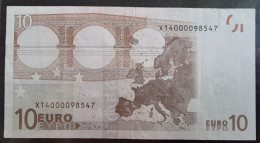 1 X 10€ Euro Duisenberg P002A6 X14000098547 - Low Number - 10 Euro