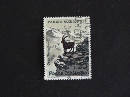 ITALIE ITALIA YT 964 OBLITERE - PARCS NATIONAUX / BOUQUETIN PARC DU GRAND PARADIS - 1961-70: Used