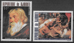 DJIBOUTI - ART - TABLEAUX DE RUBENS - PA 119 ET 120 - NEUF** MNH - Rubens