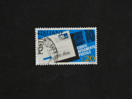 ITALIE ITALIA YT 977 OBLITERE - CODIFICATION POSTALE - 1961-70: Gebraucht