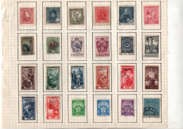 LOT DIVERS TIMBRES SUR PAGE - Vrac (max 999 Timbres)