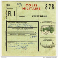 Bahnpost - Colis Militaire -18.2.1960 - Refb3 - Dokumente & Fragmente
