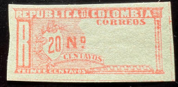 Kolumbien 1902: Registration Stamp Mi:CO 158A - Kolumbien