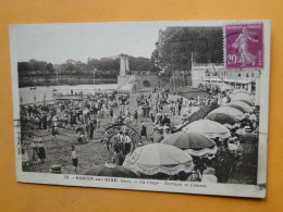 BORAN Sur OISE -- La Plage - Terrasse Et Cabines - FORTE ANIMATION - Boran-sur-Oise