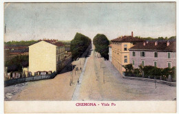 CREMONA - VIALE PO - 1909 - Vedi Retro - Formato Piccolo - Cremona