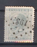 België OCB17 Gestempeld Pt193 Isque COBA €30 - 1865-1866 Linksprofil