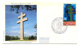 Thème Général De Gaulle - Carte Premier Jour Du Timbre Mémorial 1977 - R 6605 - De Gaulle (General)