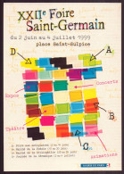 XXII ° FOIRE SAINT GERMAIN 1999 PARIS - Autres & Non Classés