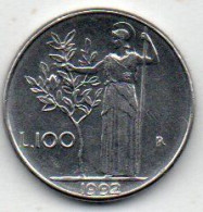 100 Lires 1992 Petit Module - 100 Lire